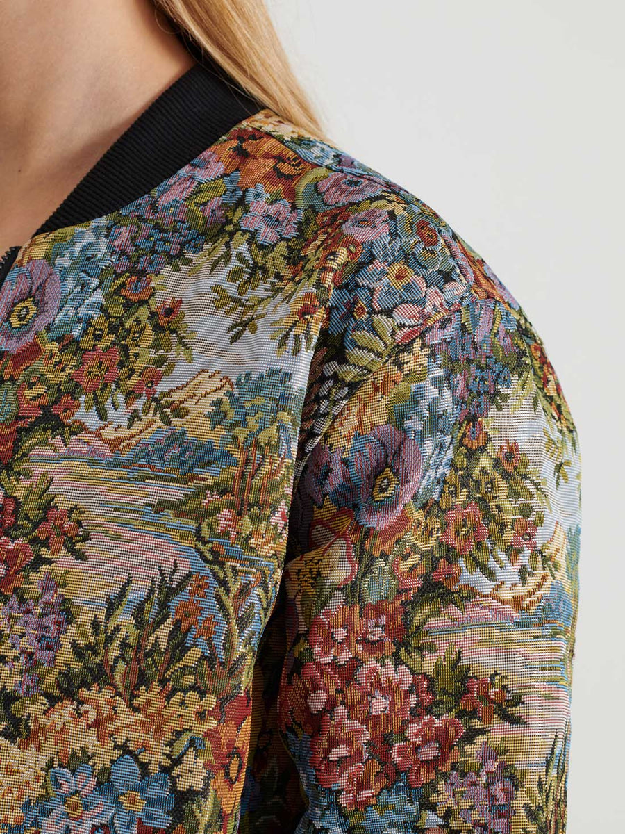 Berta Wendejacke Bouquet/Black