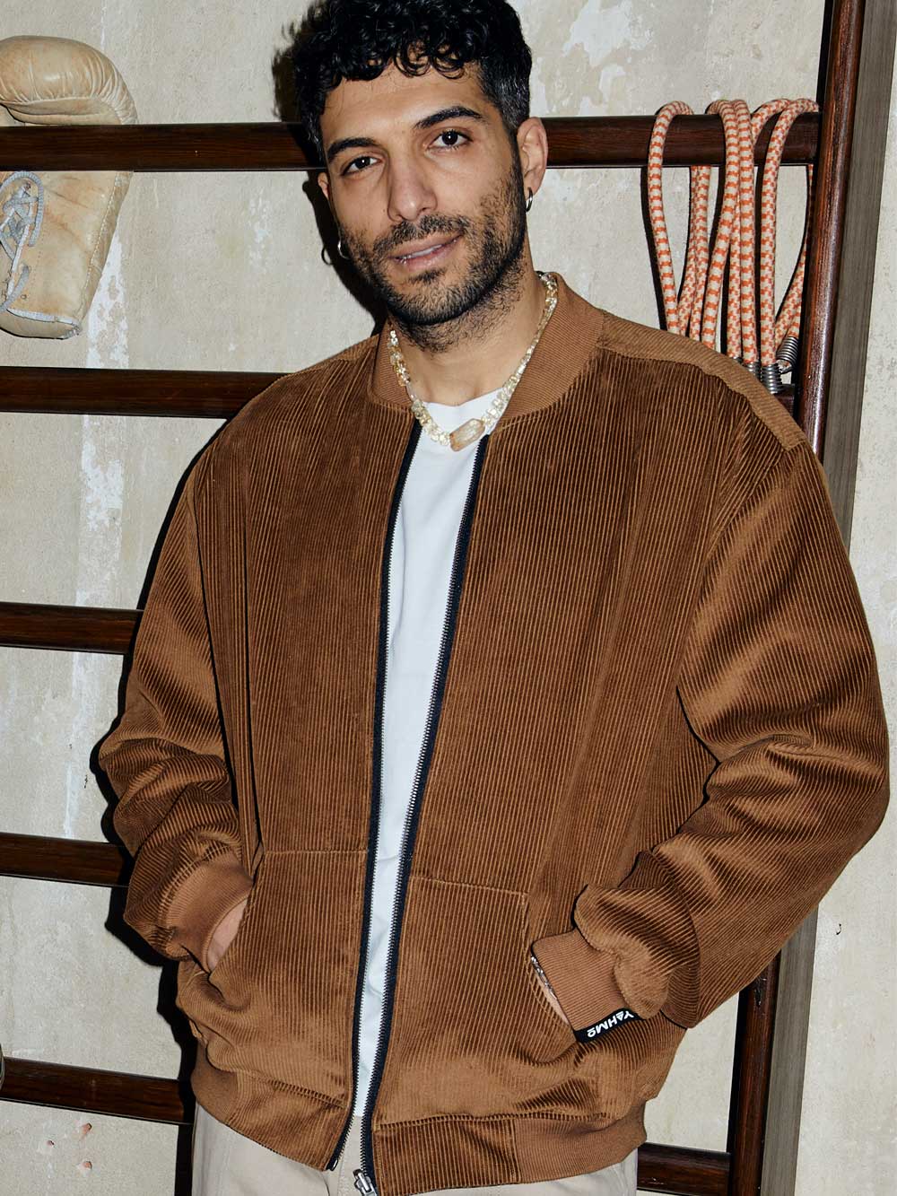 Oskar Wendejacke Paisley/Caramel