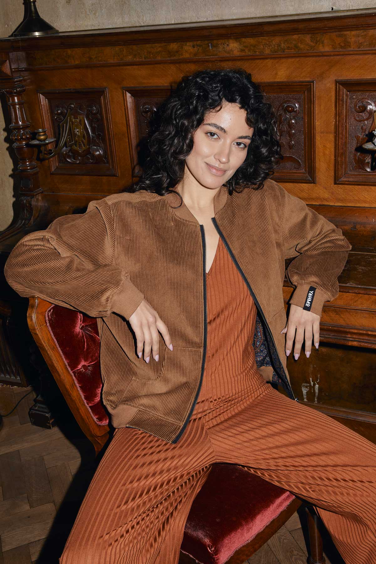 Elsa Wendejacke Paisley/Caramel