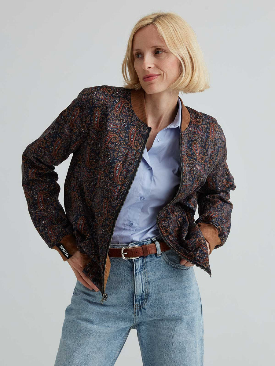 Elsa Wendejacke Paisley/Caramel