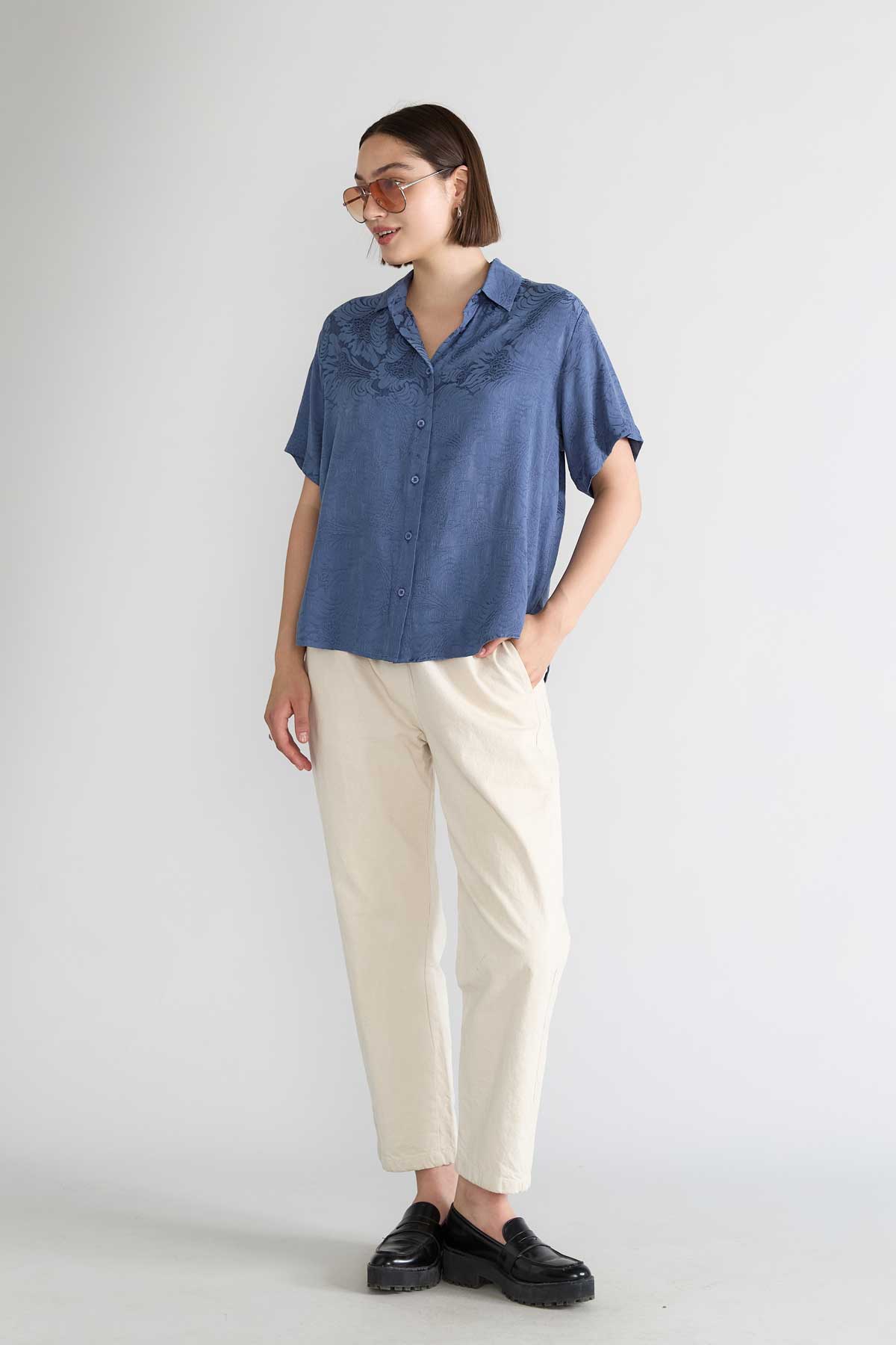 Lotte Hemd Zen Indigo