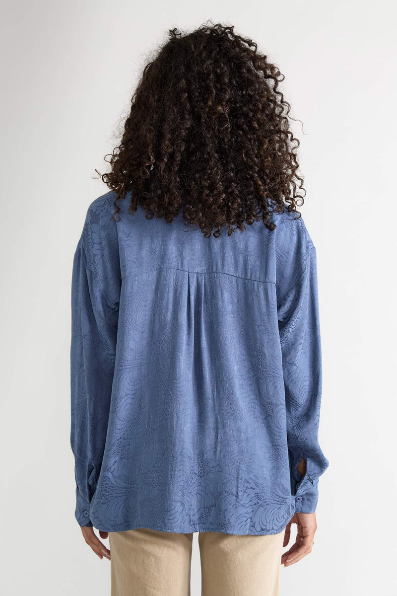 Mona Hemd Zen Indigo