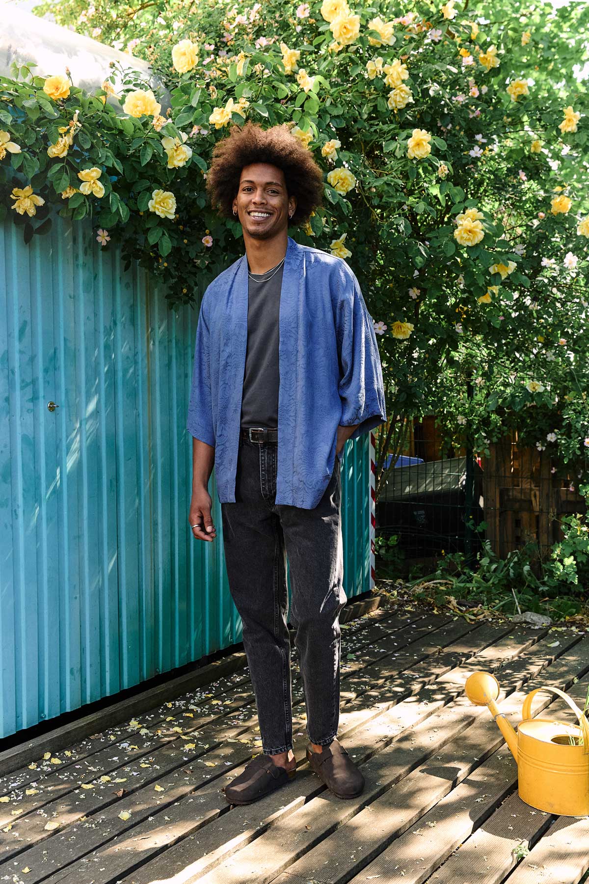 Erich Kimono Zen Indigo