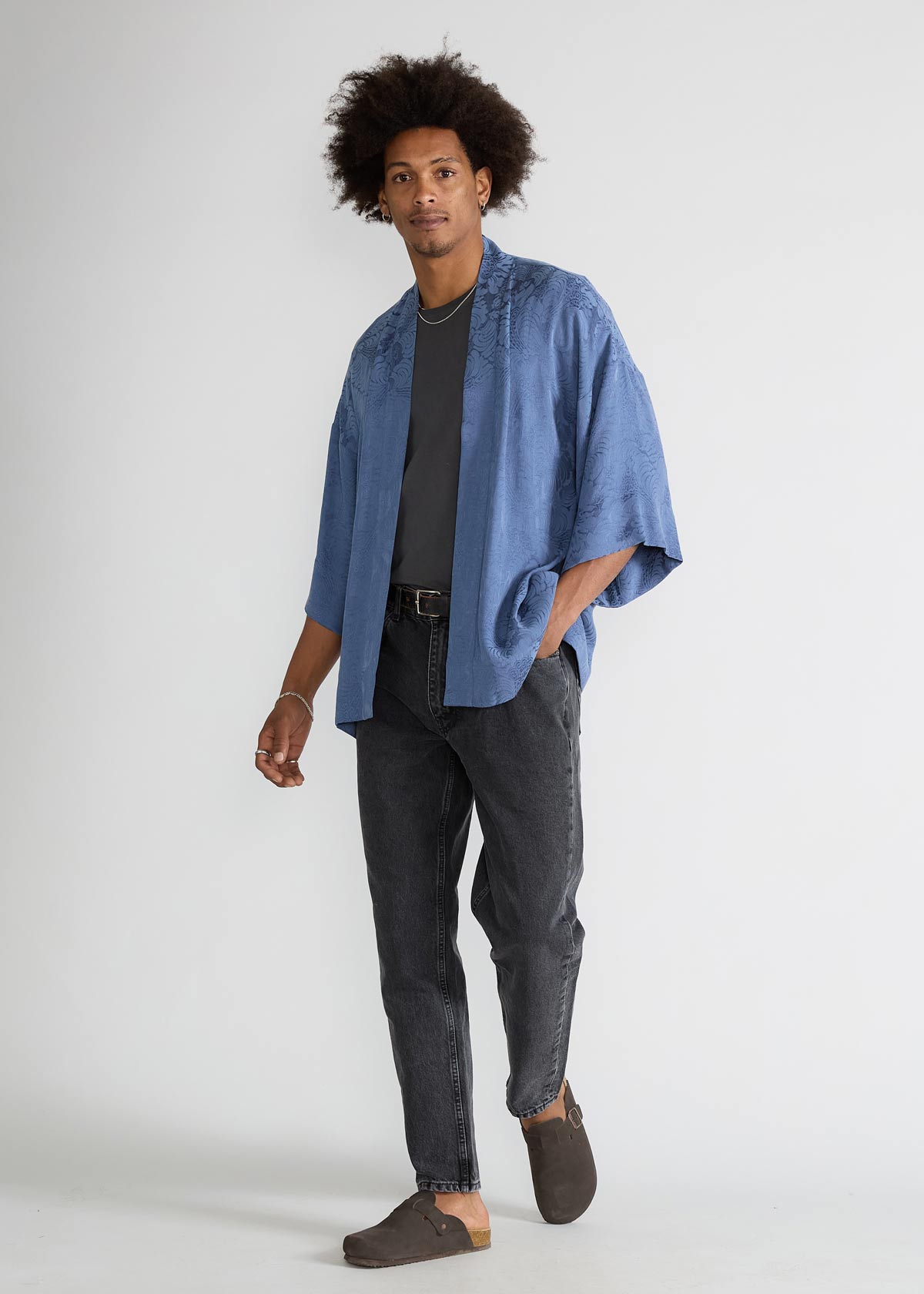 Erich Kimono Zen Indigo