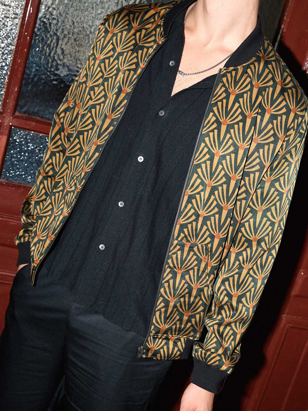 Laslo Wendejacke Artdeco/Black