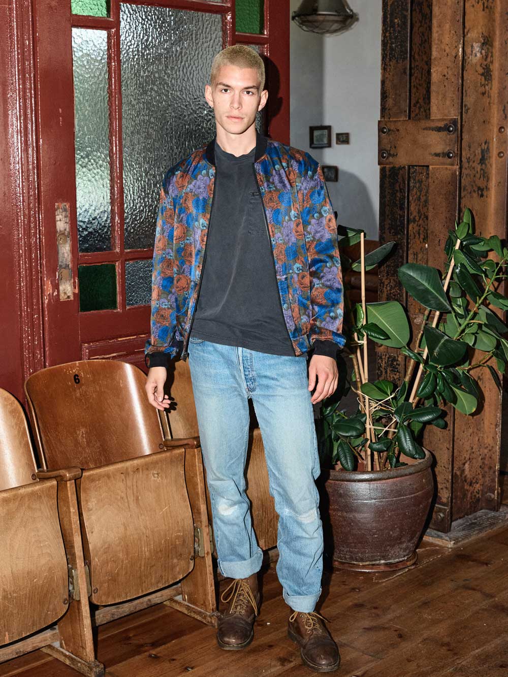 Oskar Wendejacke Bloom/Olive