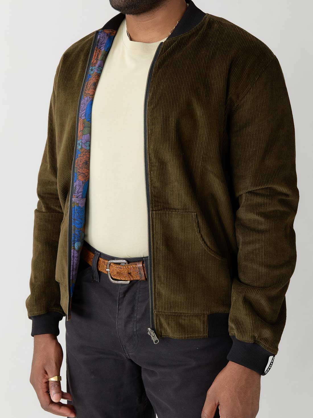 Oskar Wendejacke Bloom/Olive