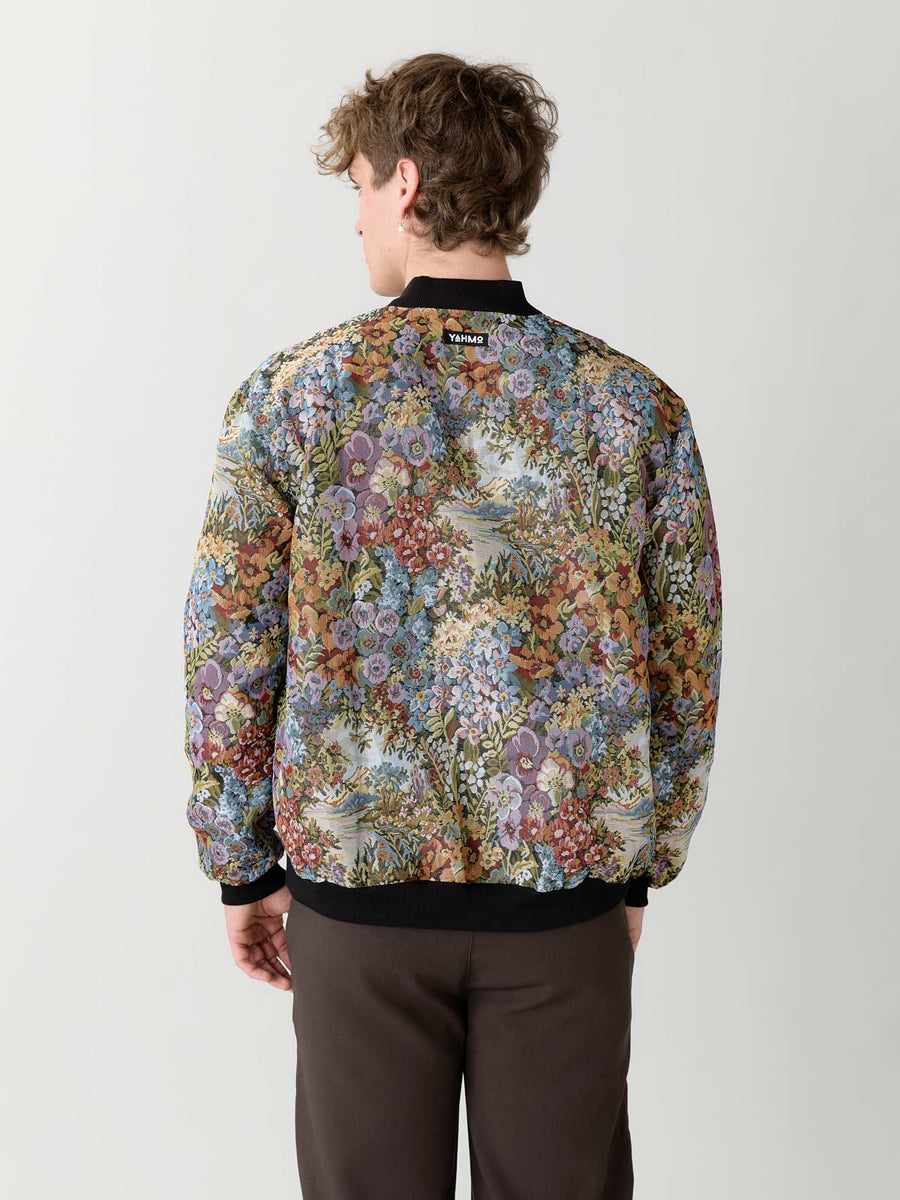 Siggi Reversible Bomber Jacket Bouquet/Black
