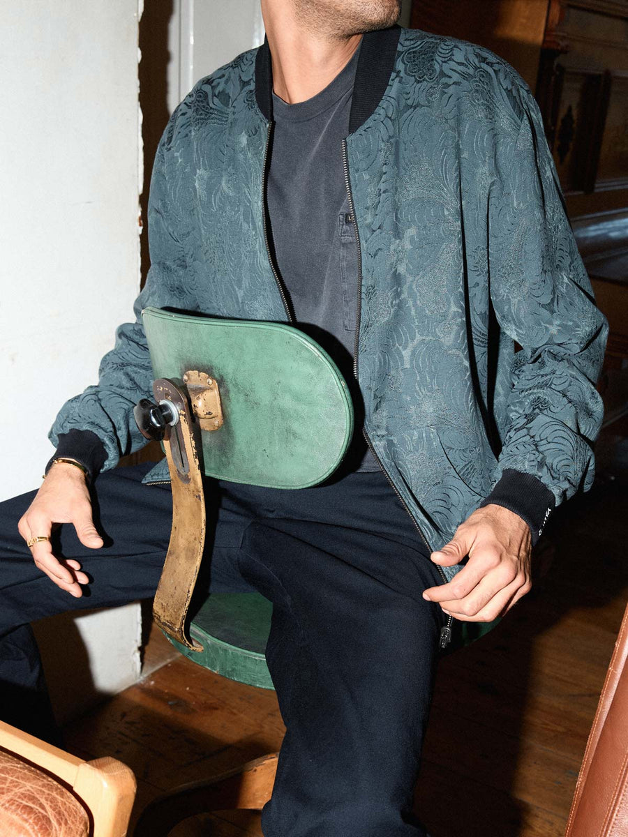 Laslo Reversible Bomber Jacket Eclipse/Black