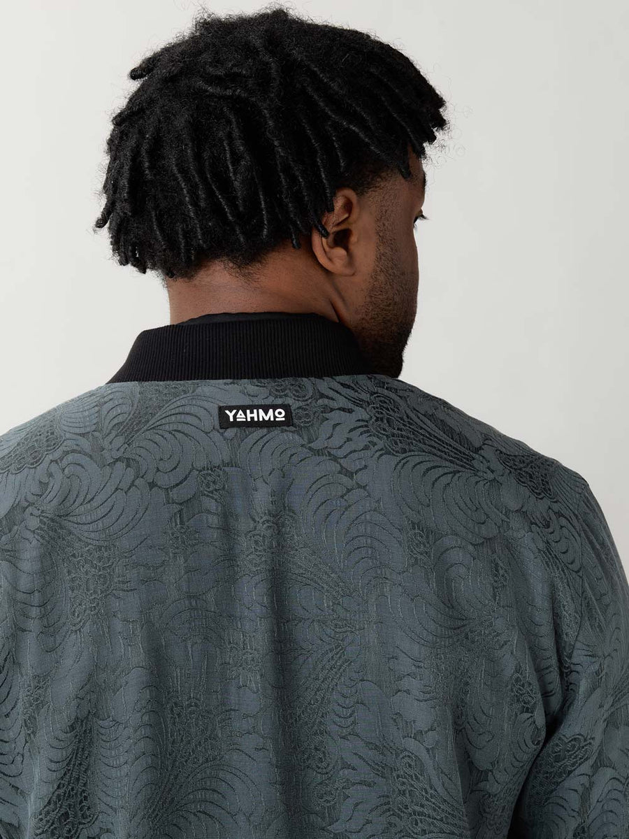 Laslo Reversible Bomber Jacket Eclipse/Black