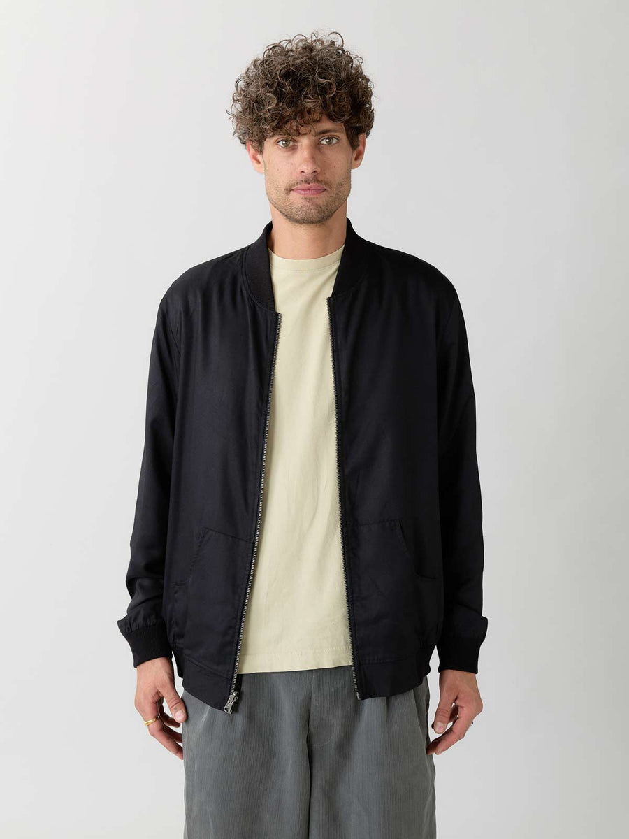 Laslo Reversible Bomber Jacket Emerald/Black