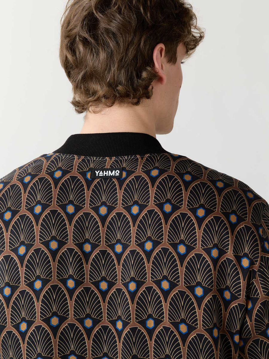 Laslo Reversible Bomber Jacket Metropolis/Blue