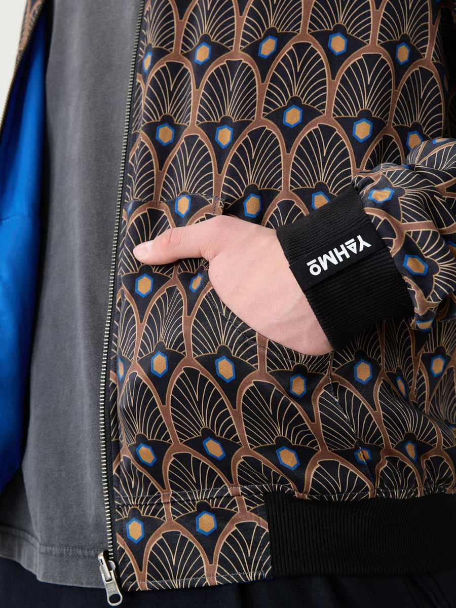 Laslo Reversible Bomber Jacket Metropolis/Blue