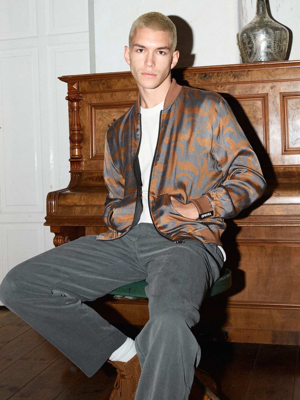 Laslo Wendejacke Nouveau/Pine