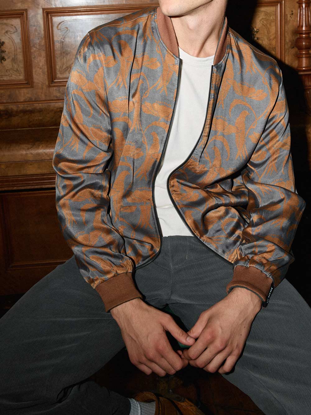 Laslo Wendejacke Nouveau/Pine