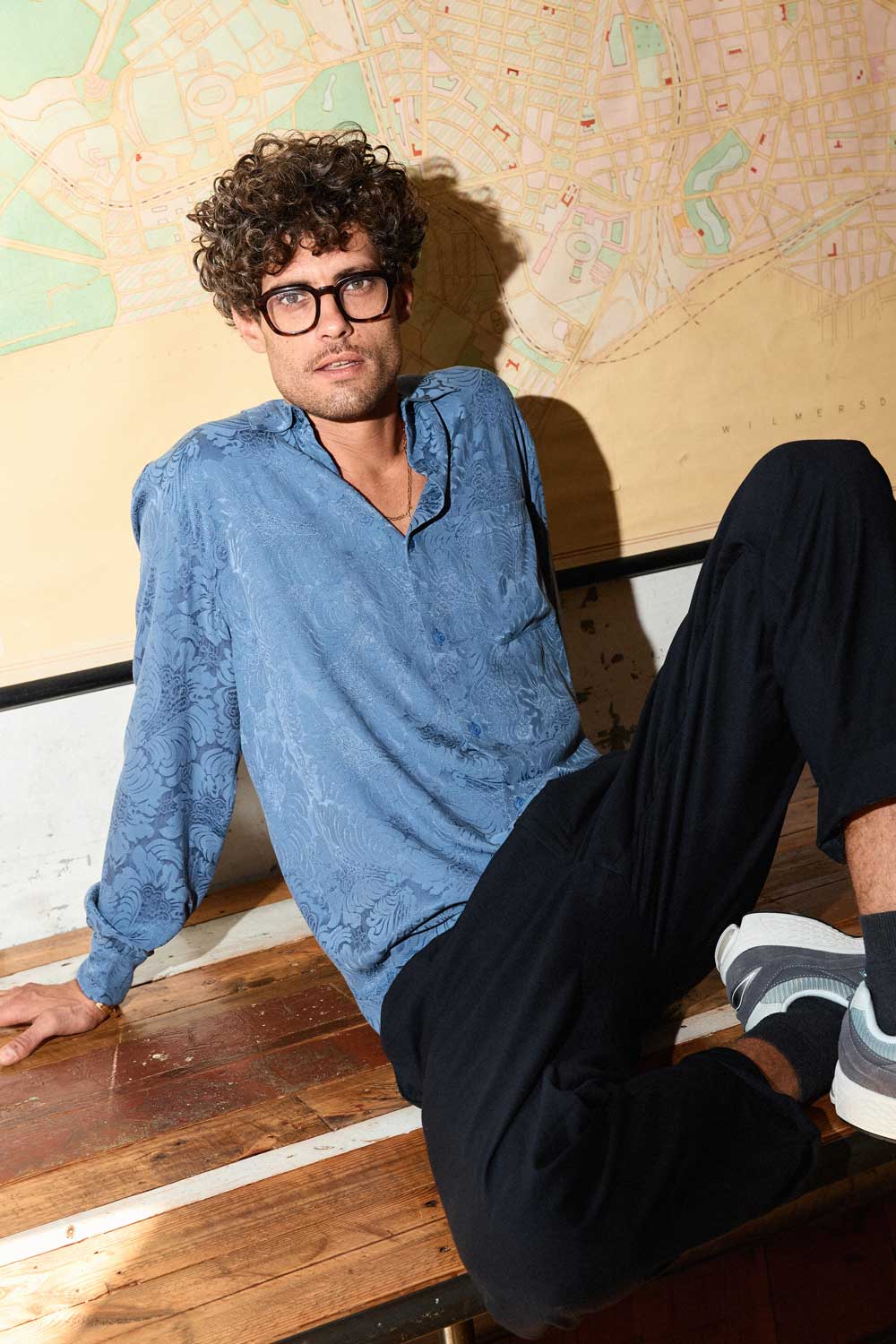 Hans Hemd Zen Indigo