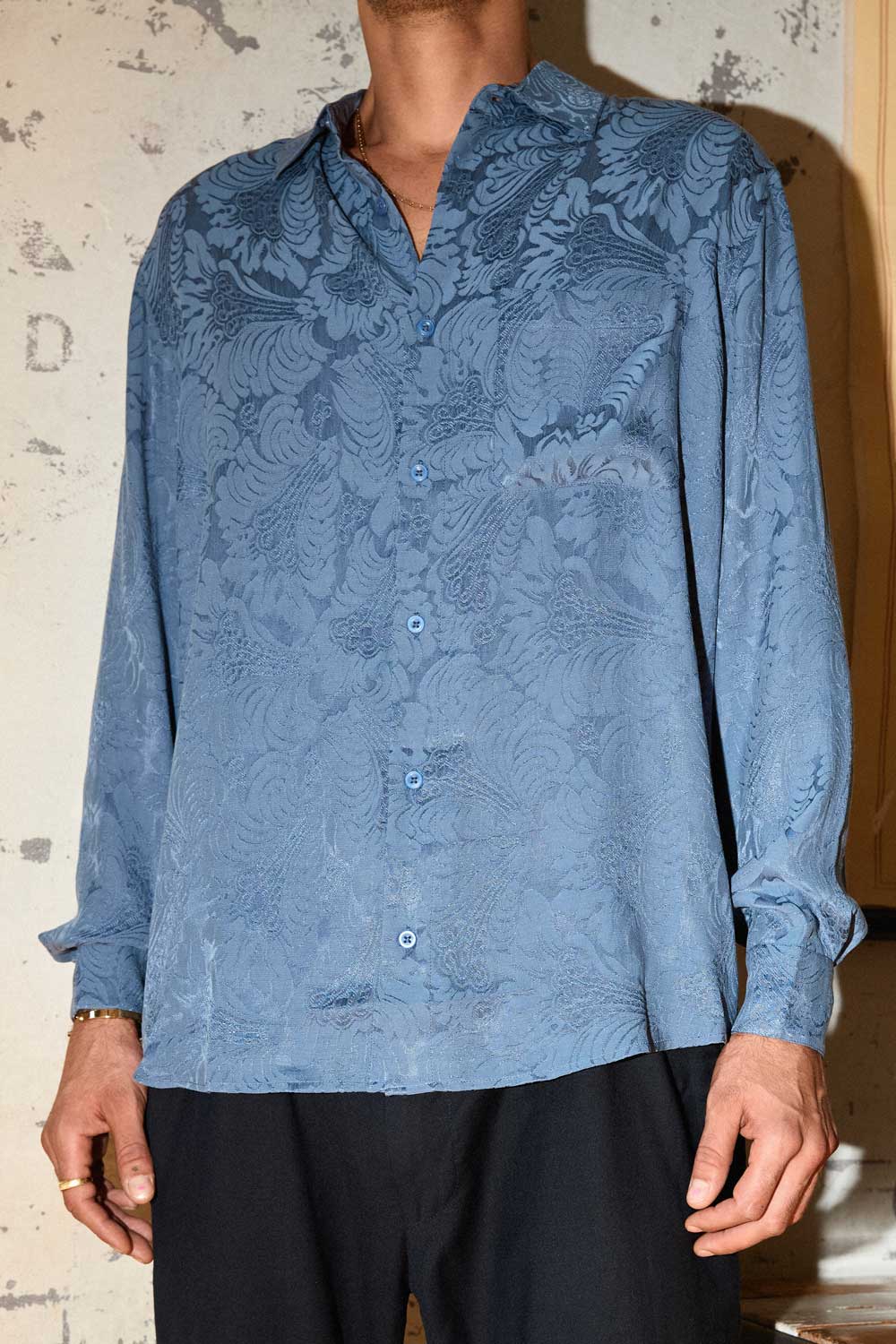 Hans Hemd Zen Indigo