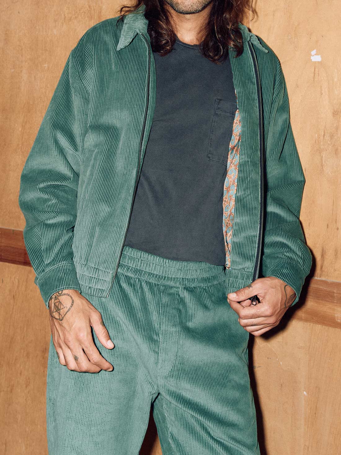 Dirk Bomberjacke Teal