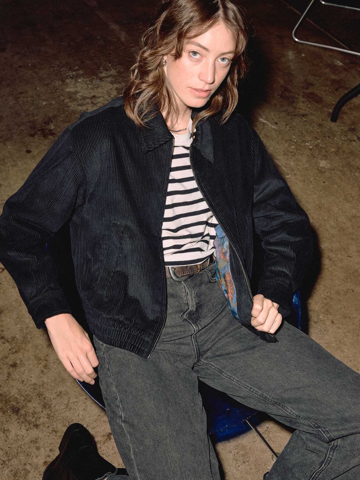 Silke Bomberjacke Schwarz