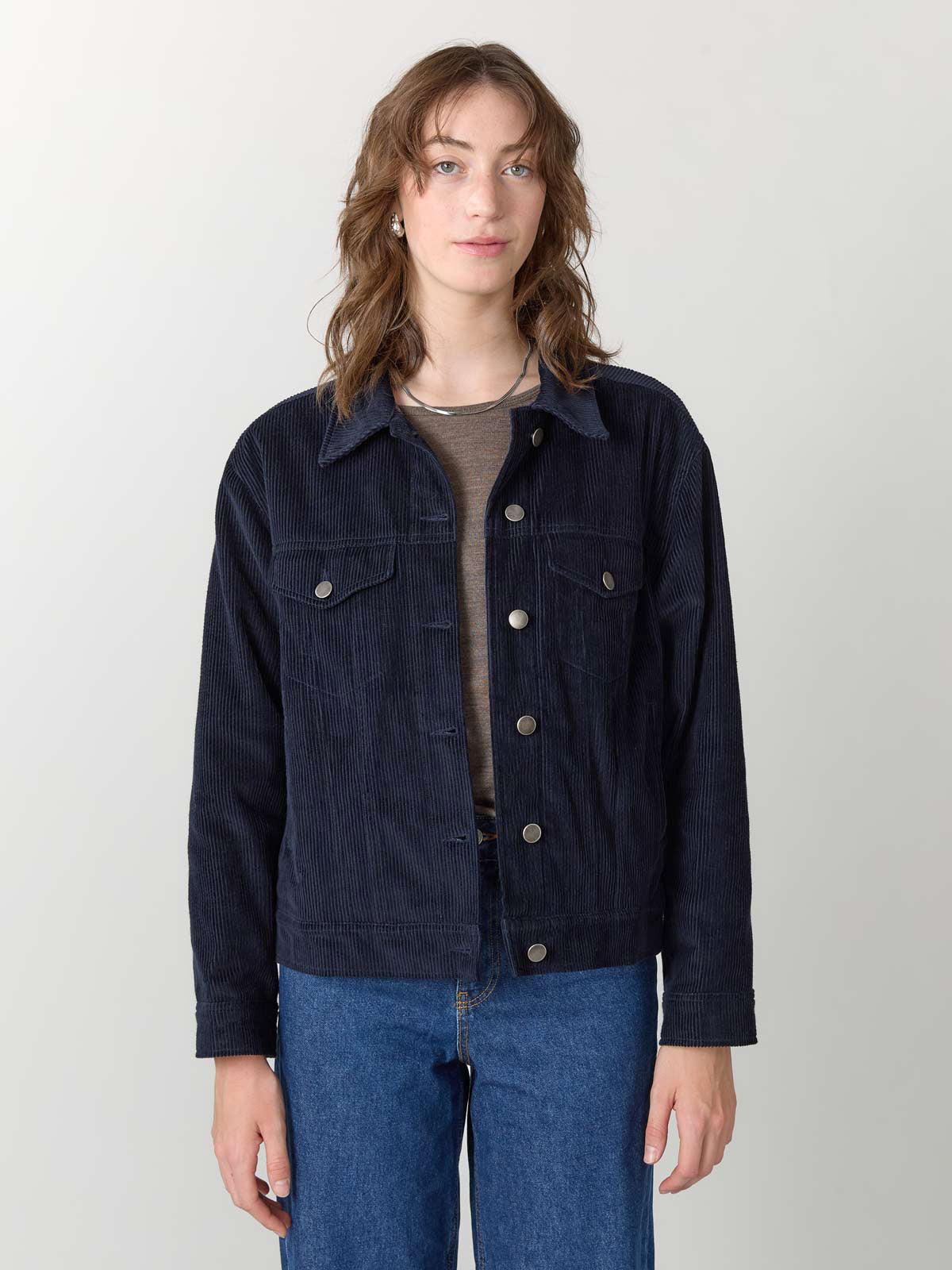 navy Corduroy Jacket