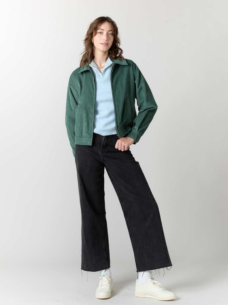 Silke Bomberjacke Teal