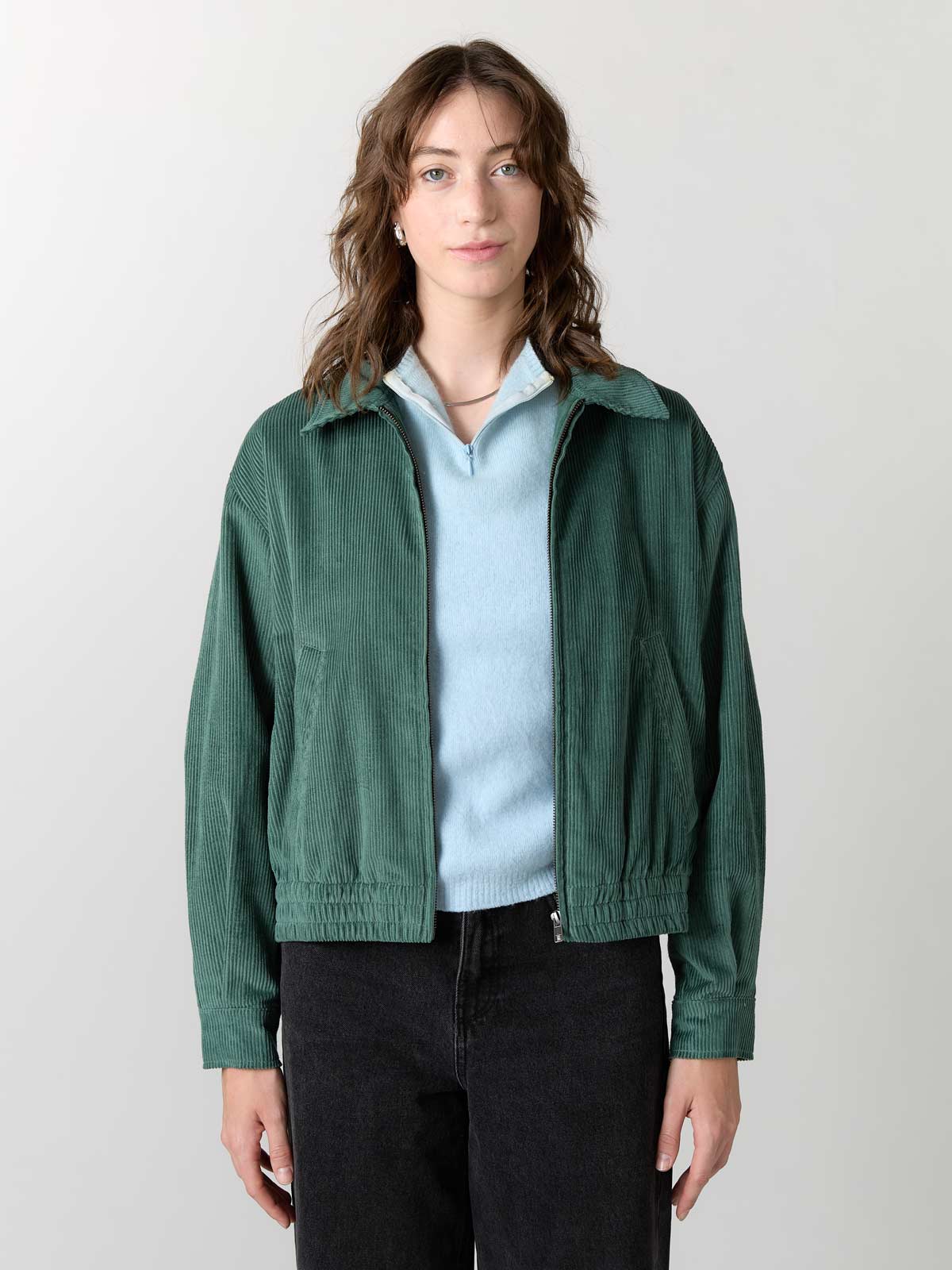 Silke Bomberjacke Teal
