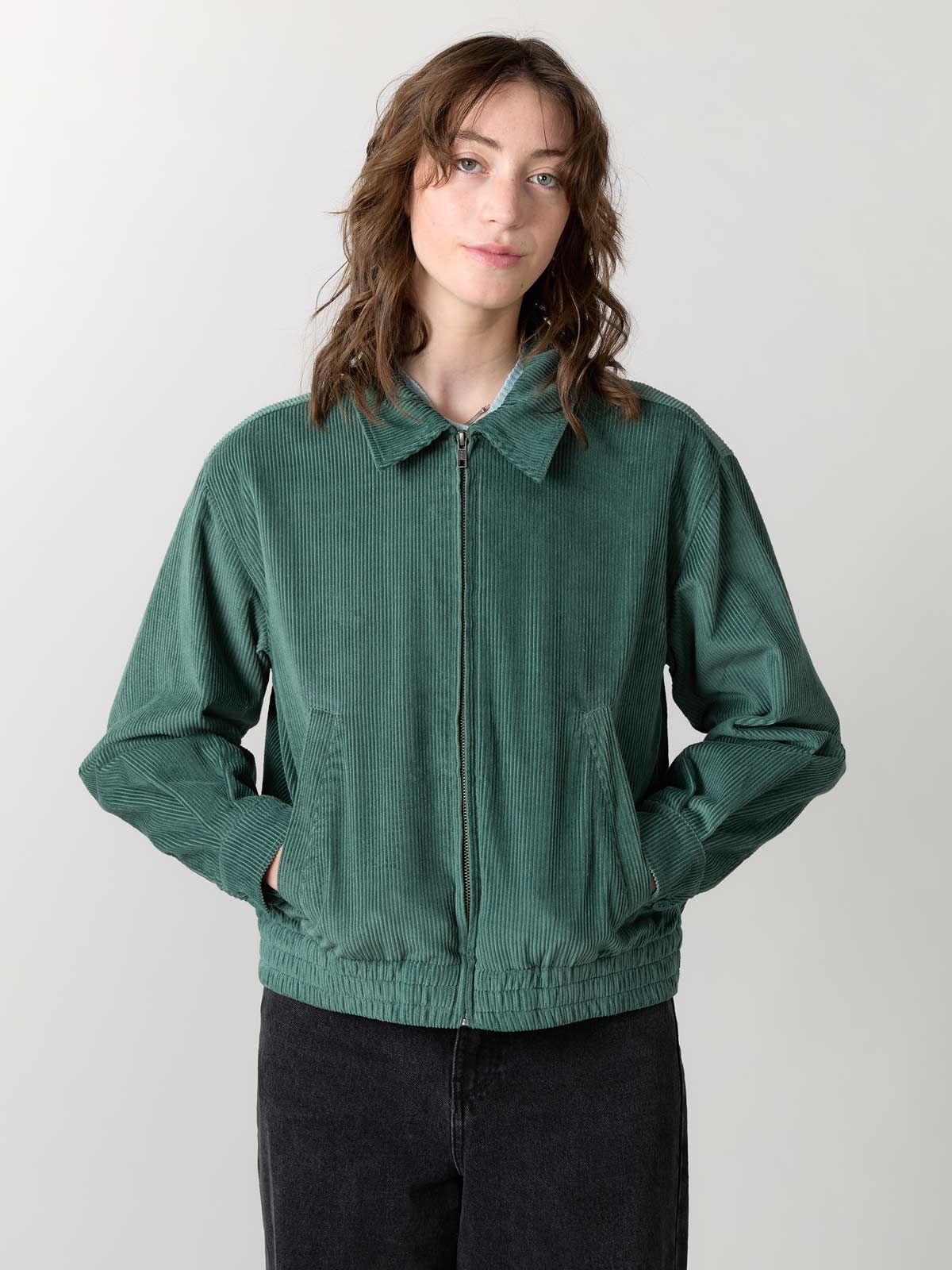 Silke Bomberjacke Teal