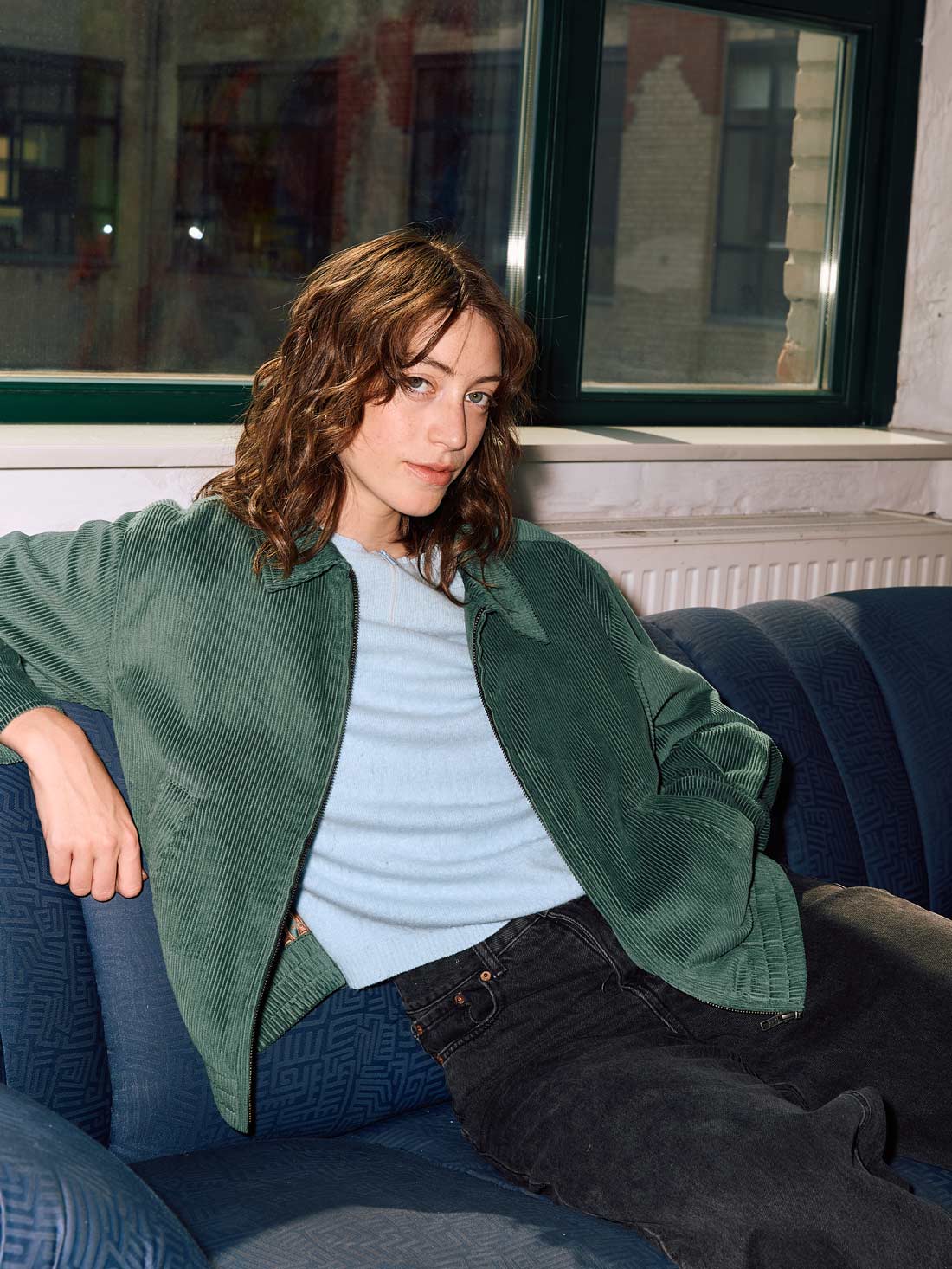 Silke Bomberjacke Teal