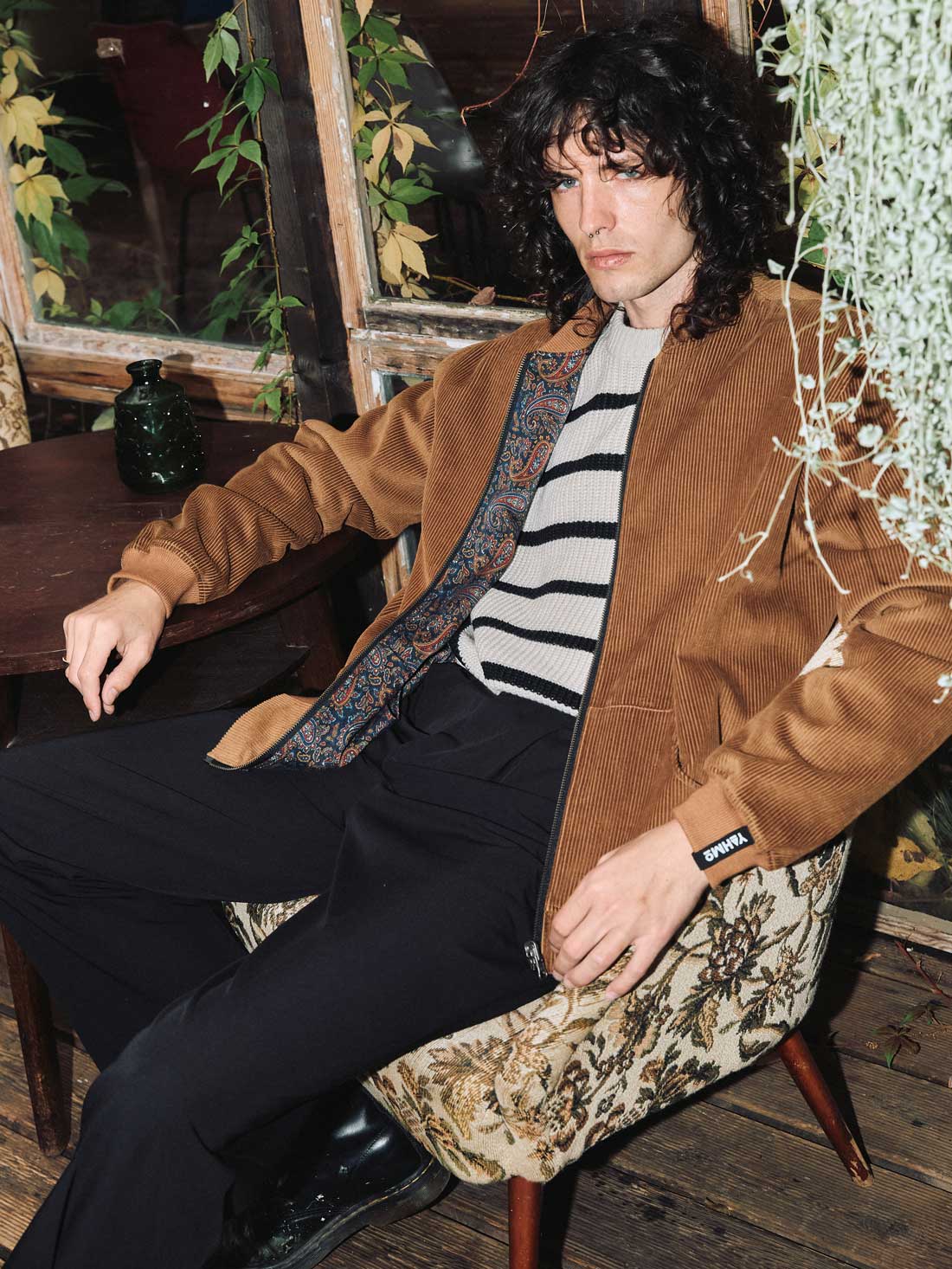Oskar Wendejacke Paisley/Caramel