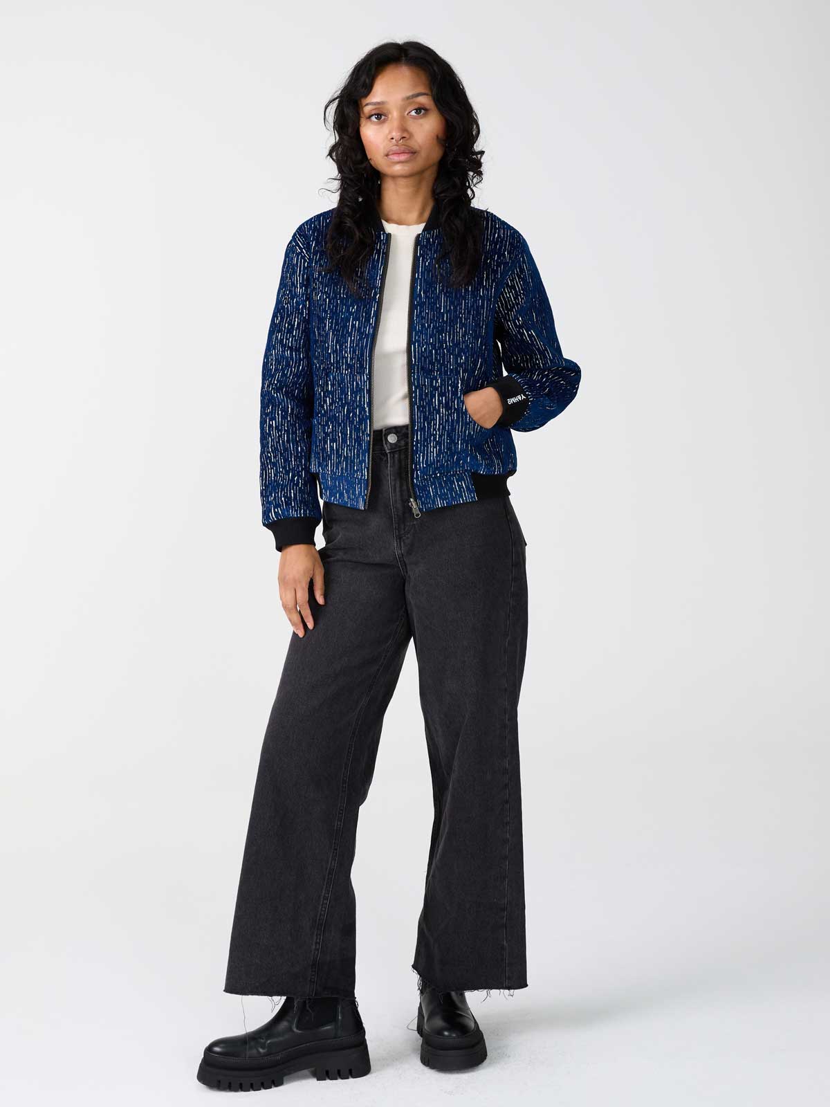 Berta Wendejacke Ink/Black