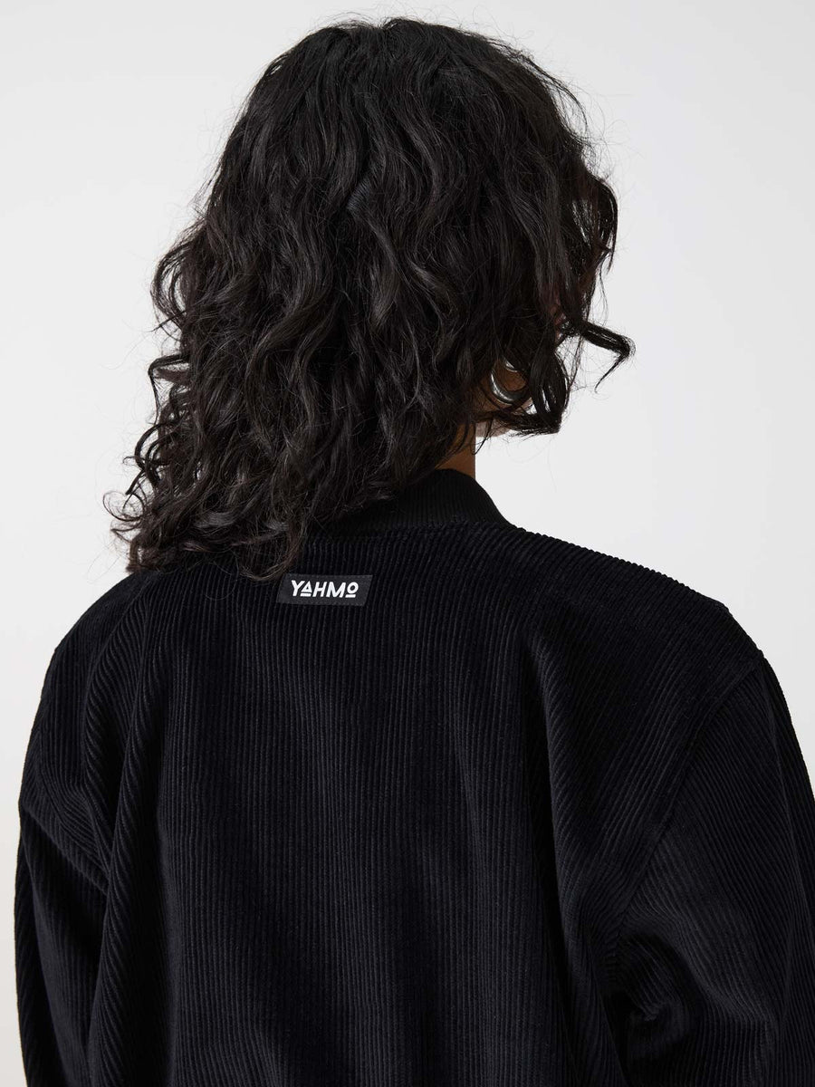 Elsa Reversible Bomber Jacket Metropolis/Black
