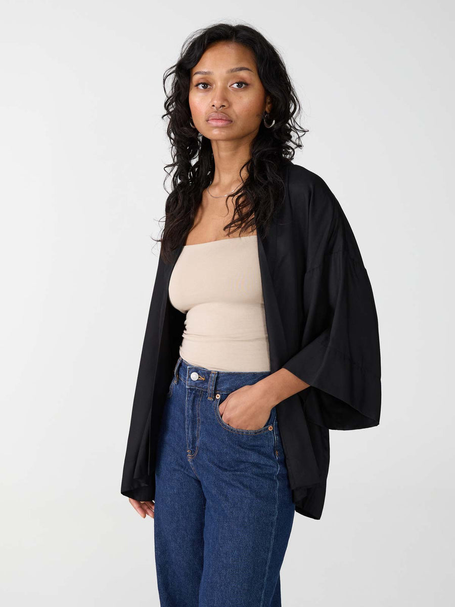 Gerda Kimono Schwarz