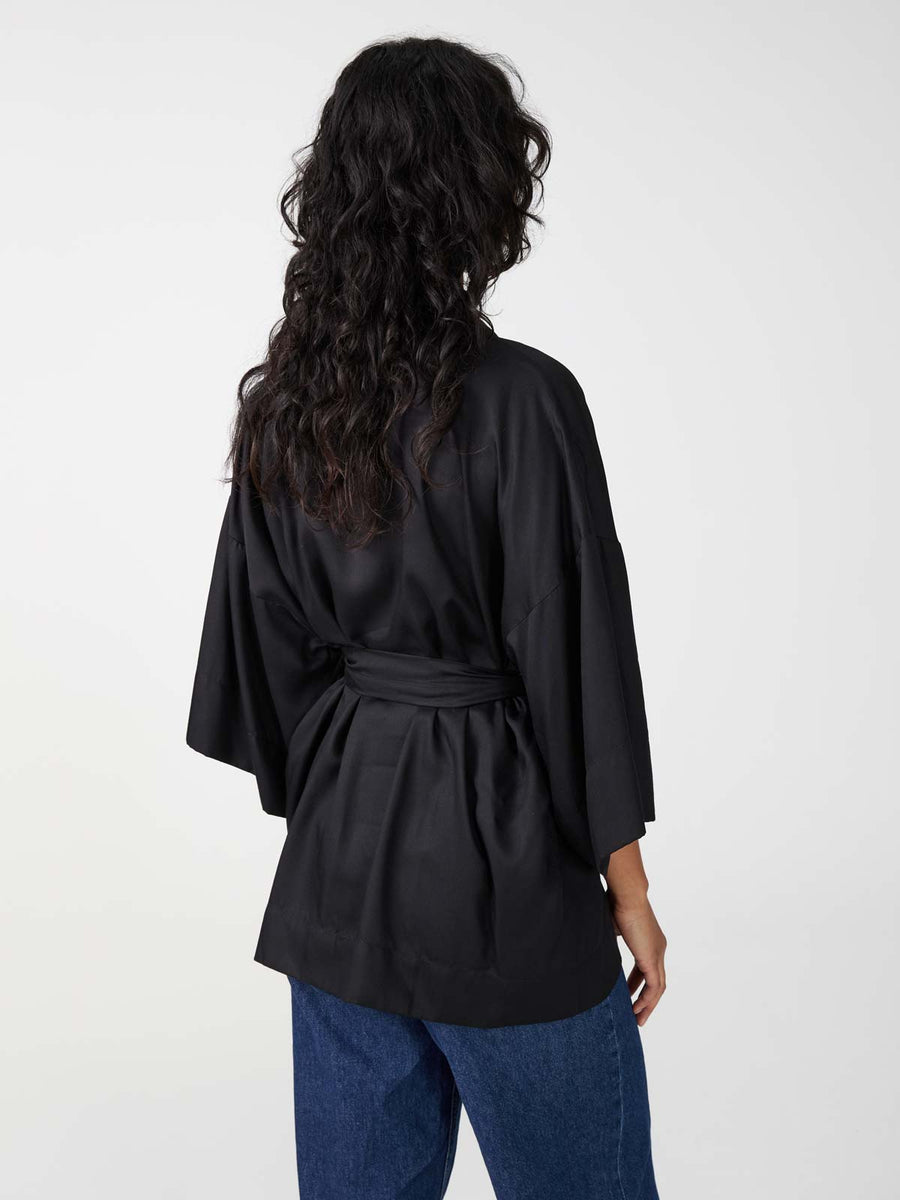 Gerda Kimono Schwarz