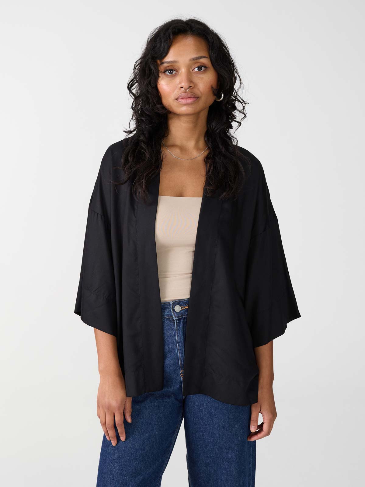 Gerda Kimono Schwarz
