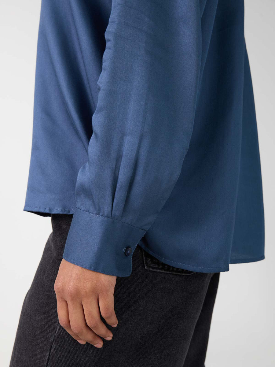Mona Hemd Blau
