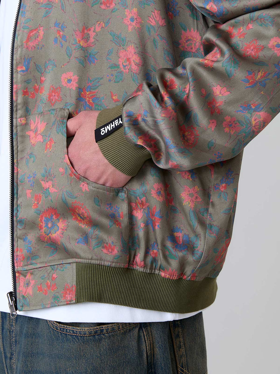 Laslo Reversible Bomber Jacket Daydream/Olive