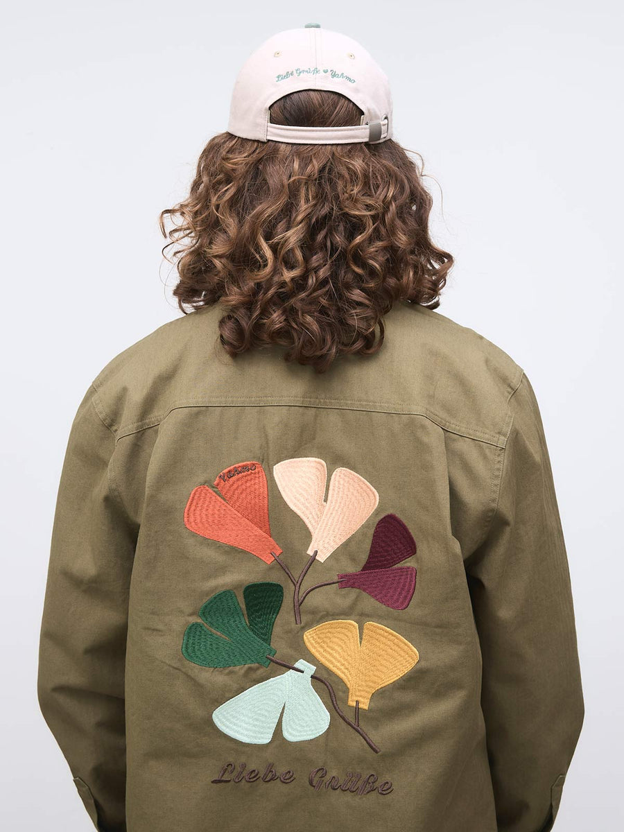 Fritz Embroidered Workwear Jacket Olive