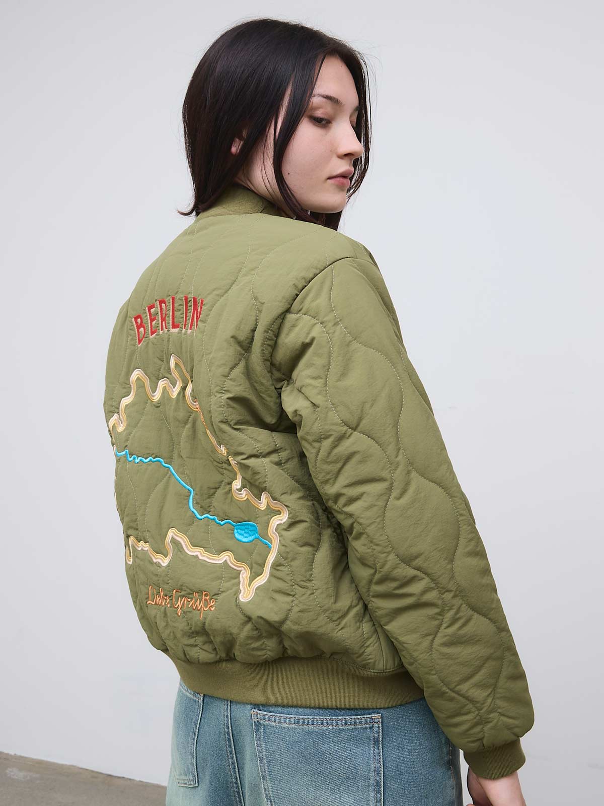 Trudi Quilted Bomber Jacket