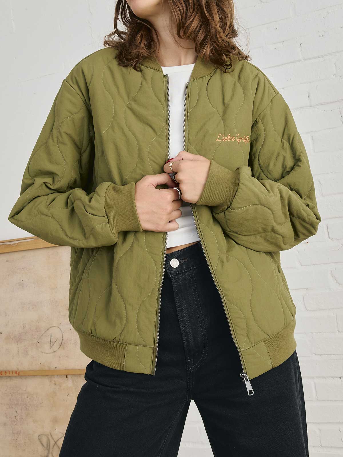 Trudi Quilted Bomber Jacket