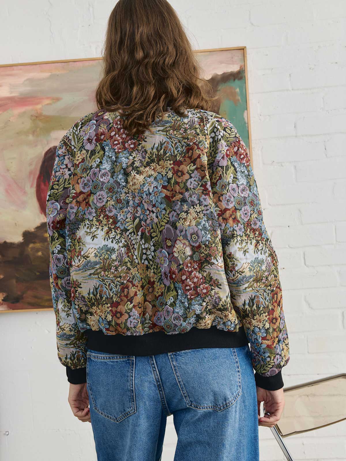 Berta Wendejacke Bouquet/Black