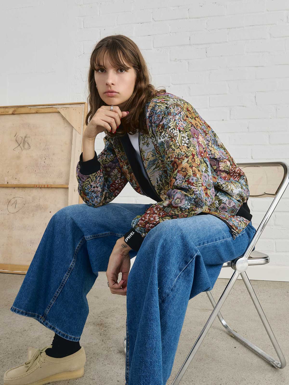 Berta Wendejacke Bouquet/Black