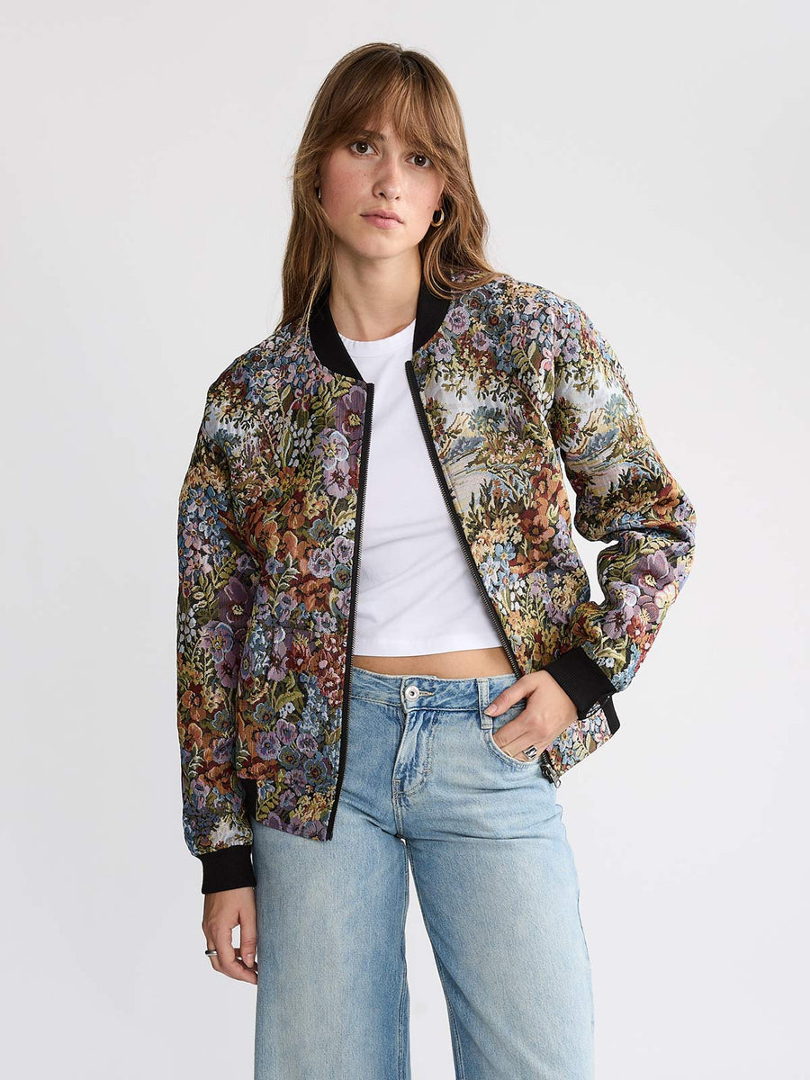 Berta Wendejacke Bouquet/Black