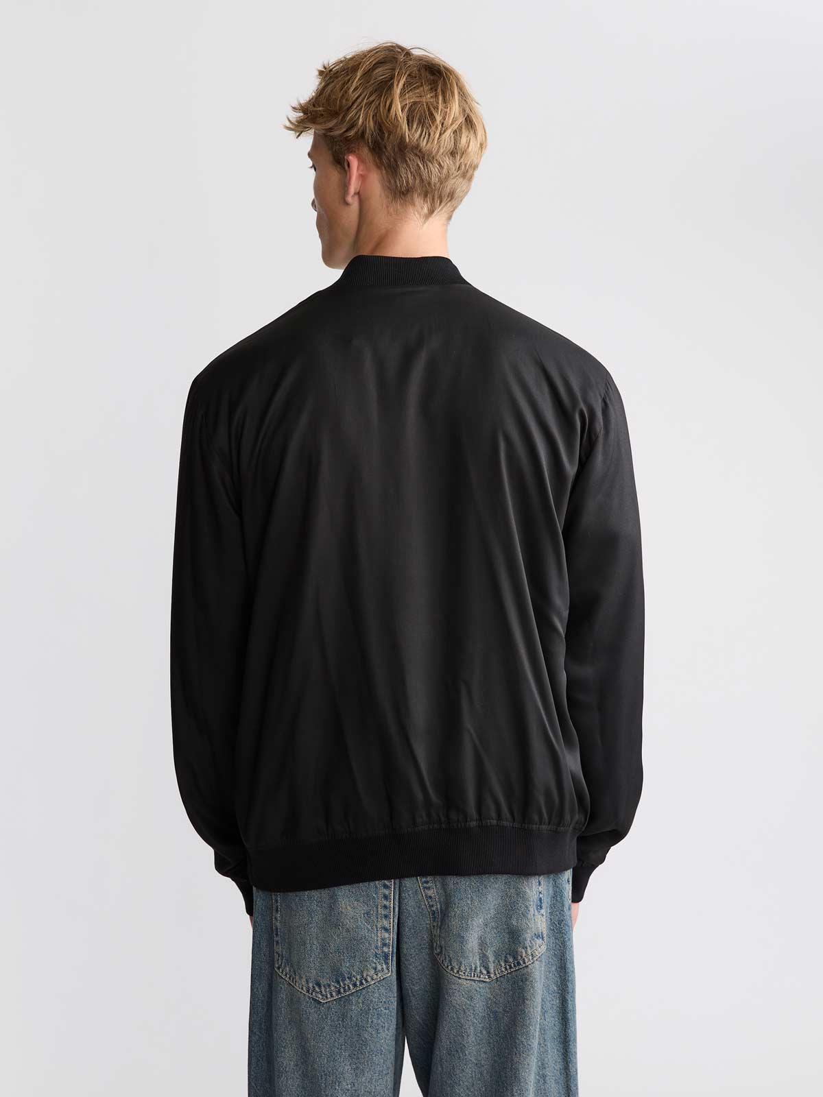 Laslo Reversible Bomber Jacket Eclipse/Black