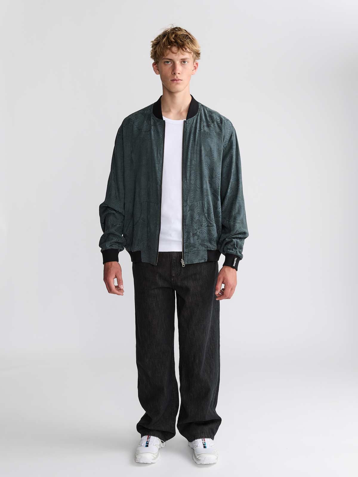 Laslo Reversible Bomber Jacket Eclipse/Black