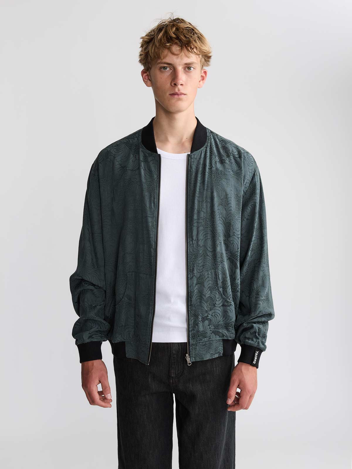 Laslo Reversible Bomber Jacket Eclipse/Black