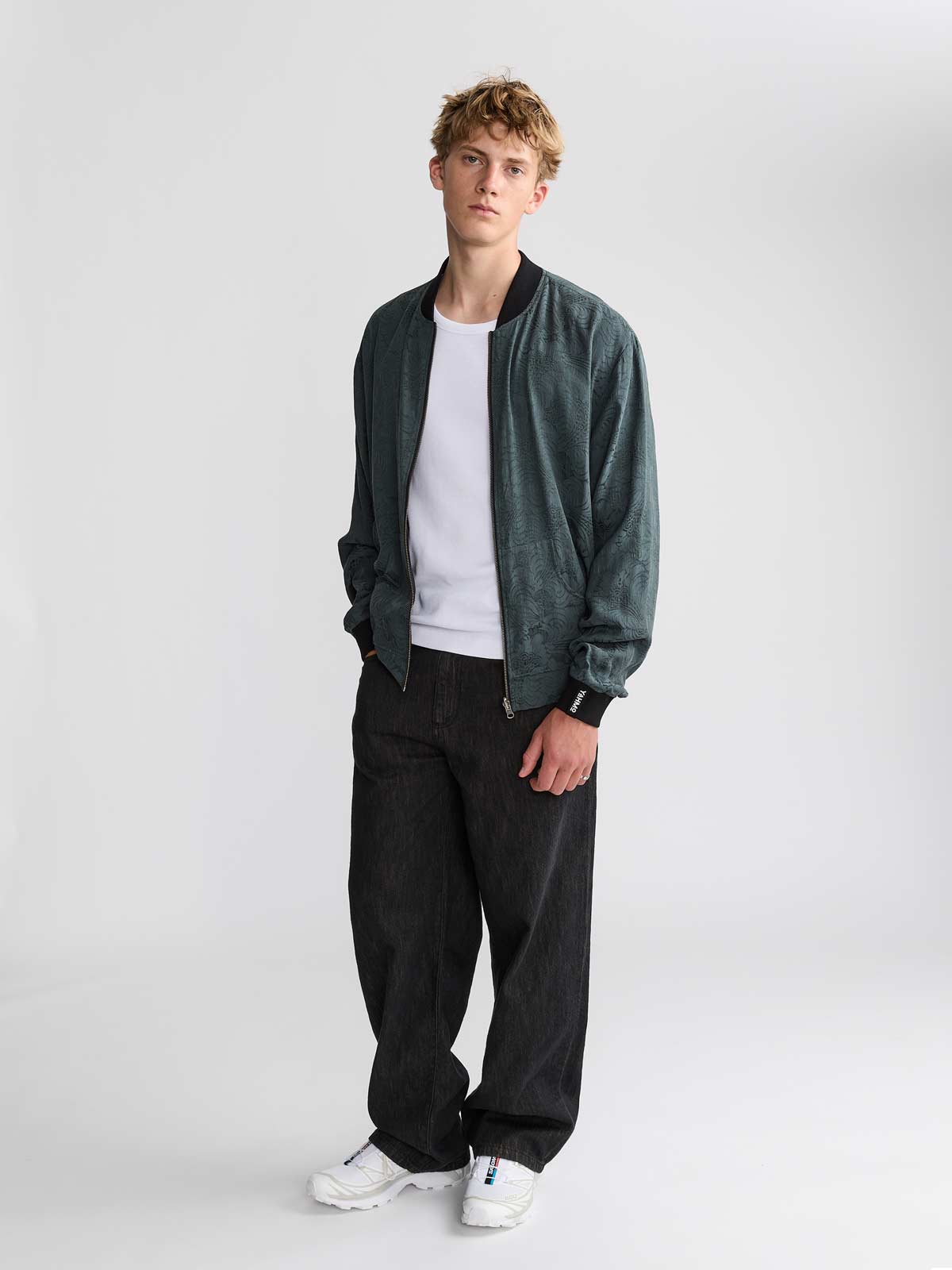 Laslo Reversible Bomber Jacket Eclipse/Black
