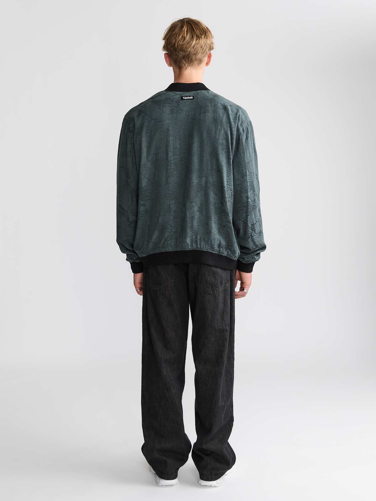 Laslo Reversible Bomber Jacket Eclipse/Black