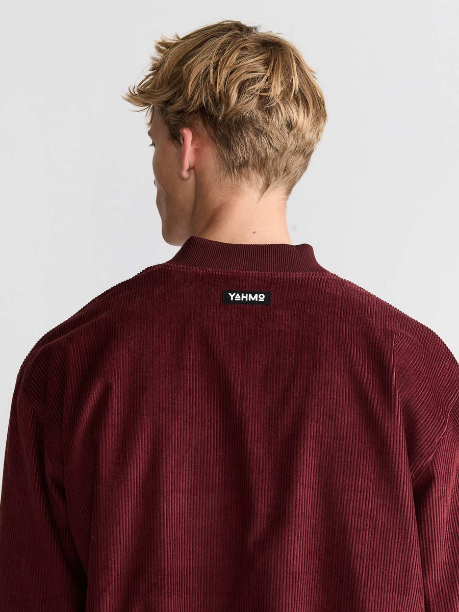 Oskar Reversible Bomber Jacket Orchid/Wine