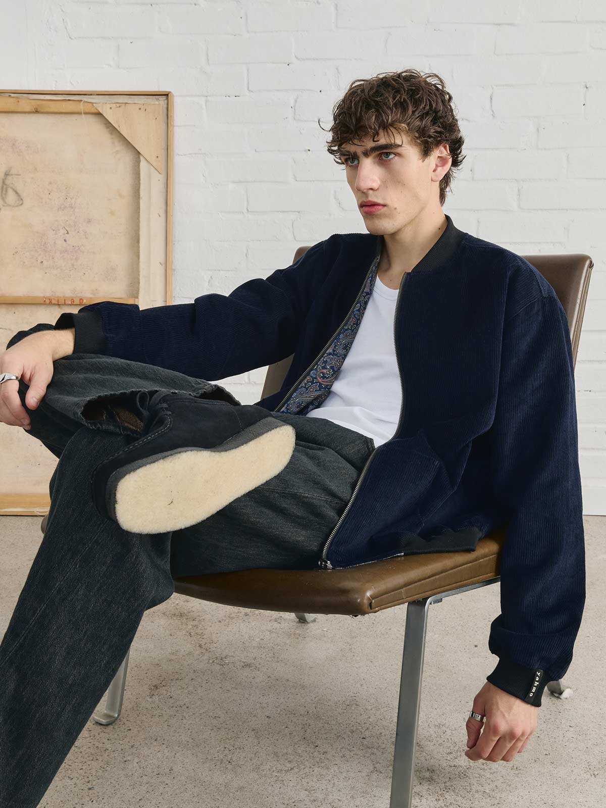 Oskar Wendejacke Paisley/Navy