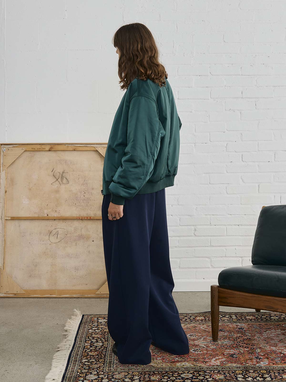 Grete Reversible Bomber Shadow/Petrol